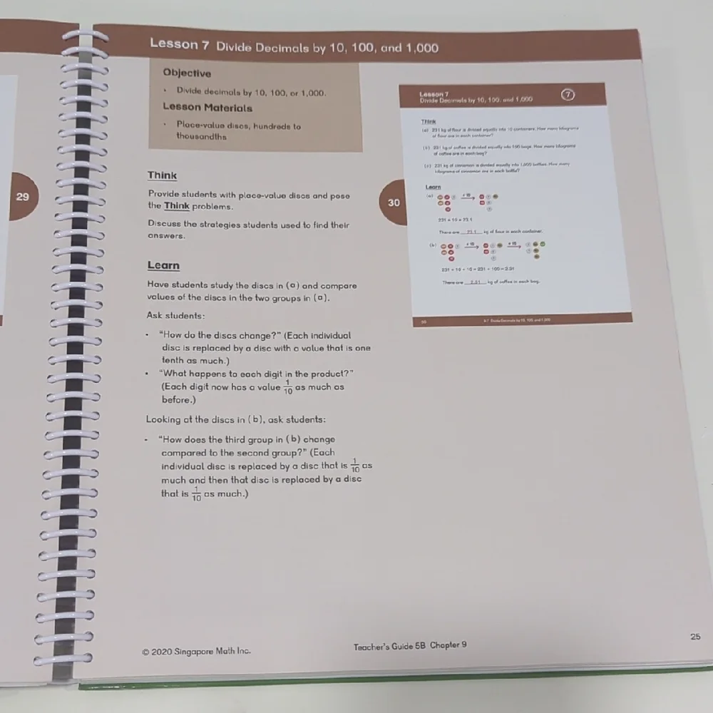 (Reserved Bundle Part2)Dimensions Math Teacher's Guide Set - 5A&5B - Picture 2 of 5